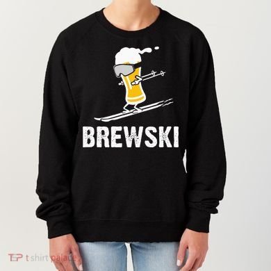Brewski Skiing Beer Women's Sweatshirt