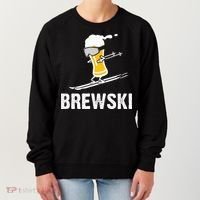 Brewski Skiing Beer Women's Sweatshirt thumb 0