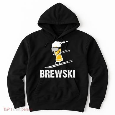 Brewski Skiing Beer Hoodie