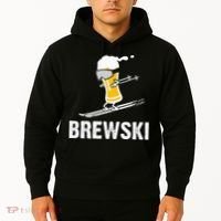 Brewski Skiing Beer Hoodie thumb 2