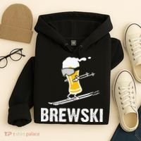 Brewski Skiing Beer Hoodie thumb 4