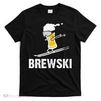Brewski Skiing Beer T-Shirt thumb 0