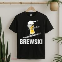 Brewski Skiing Beer T-Shirt thumb 2