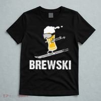 Brewski Skiing Beer T-Shirt thumb 5