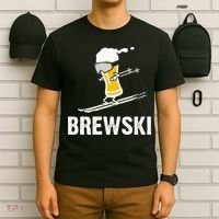 Brewski Skiing Beer T-Shirt thumb 6