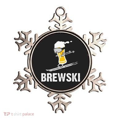 Brewski Skiing Beer Ornament