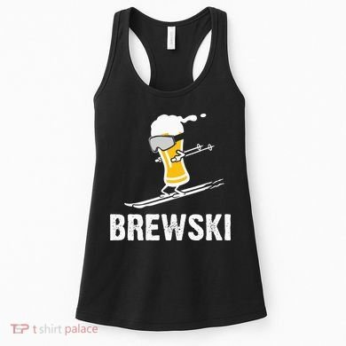 Brewski Skiing Beer Women's Tank Top