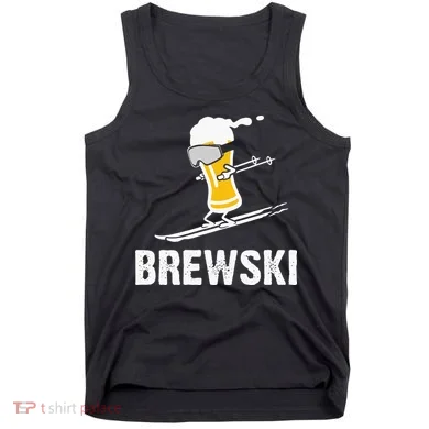 Brewski Skiing Beer Tank Top