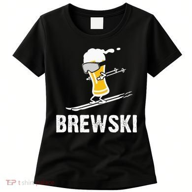 Brewski Skiing Beer Women's T-Shirt