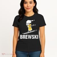 Brewski Skiing Beer Women's T-Shirt thumb 4