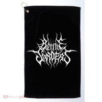 Bernie Sanders Black Metal Band Golf Towel thumb 0
