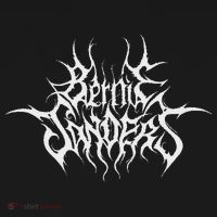 Bernie Sanders Black Metal Band Visor thumb 3