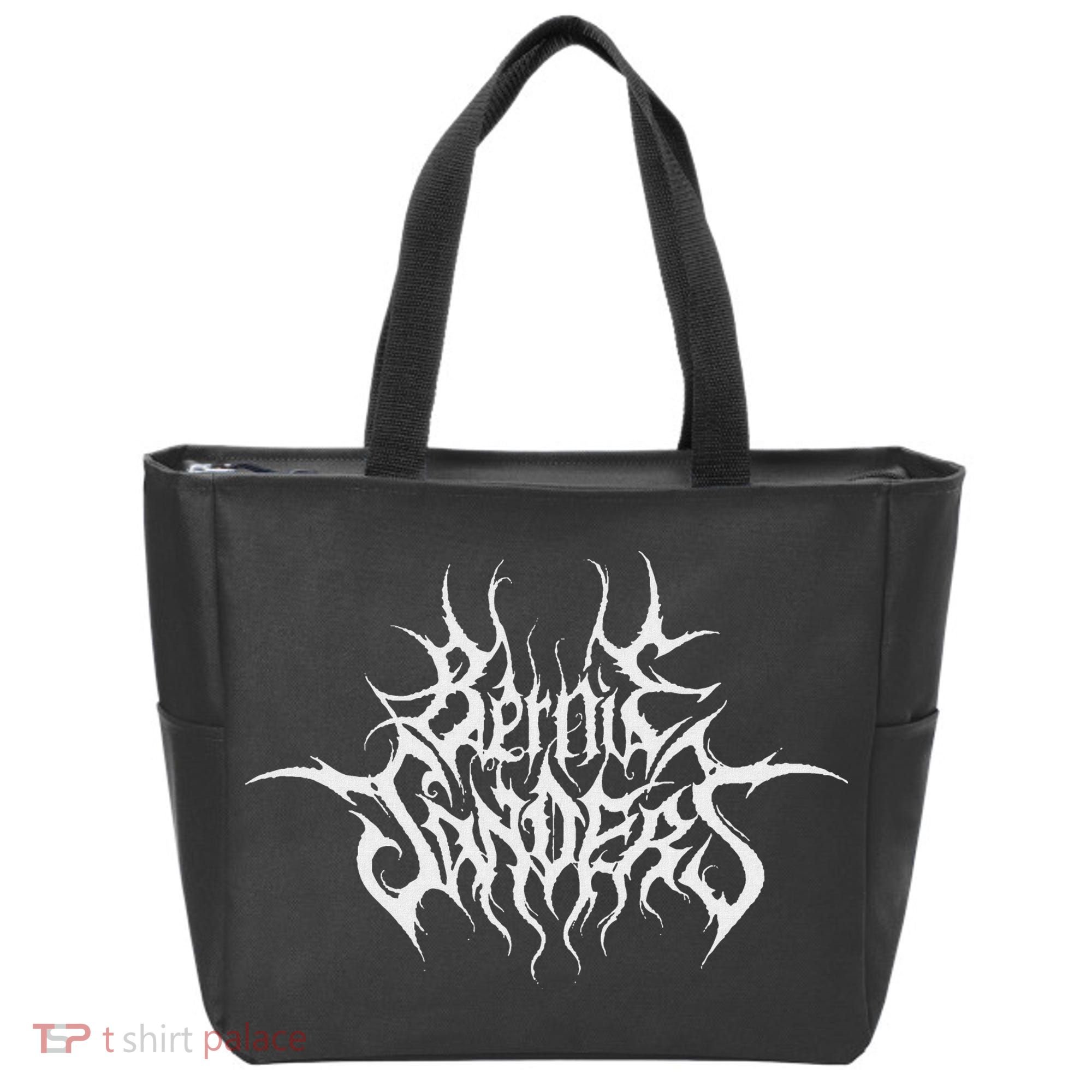 Bernie Sanders Black Metal Band Tote Bag