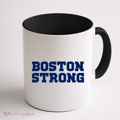 Boston Strong Coffee Mug back