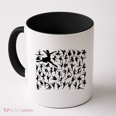 Ballerina Silhouettes Coffee Mug