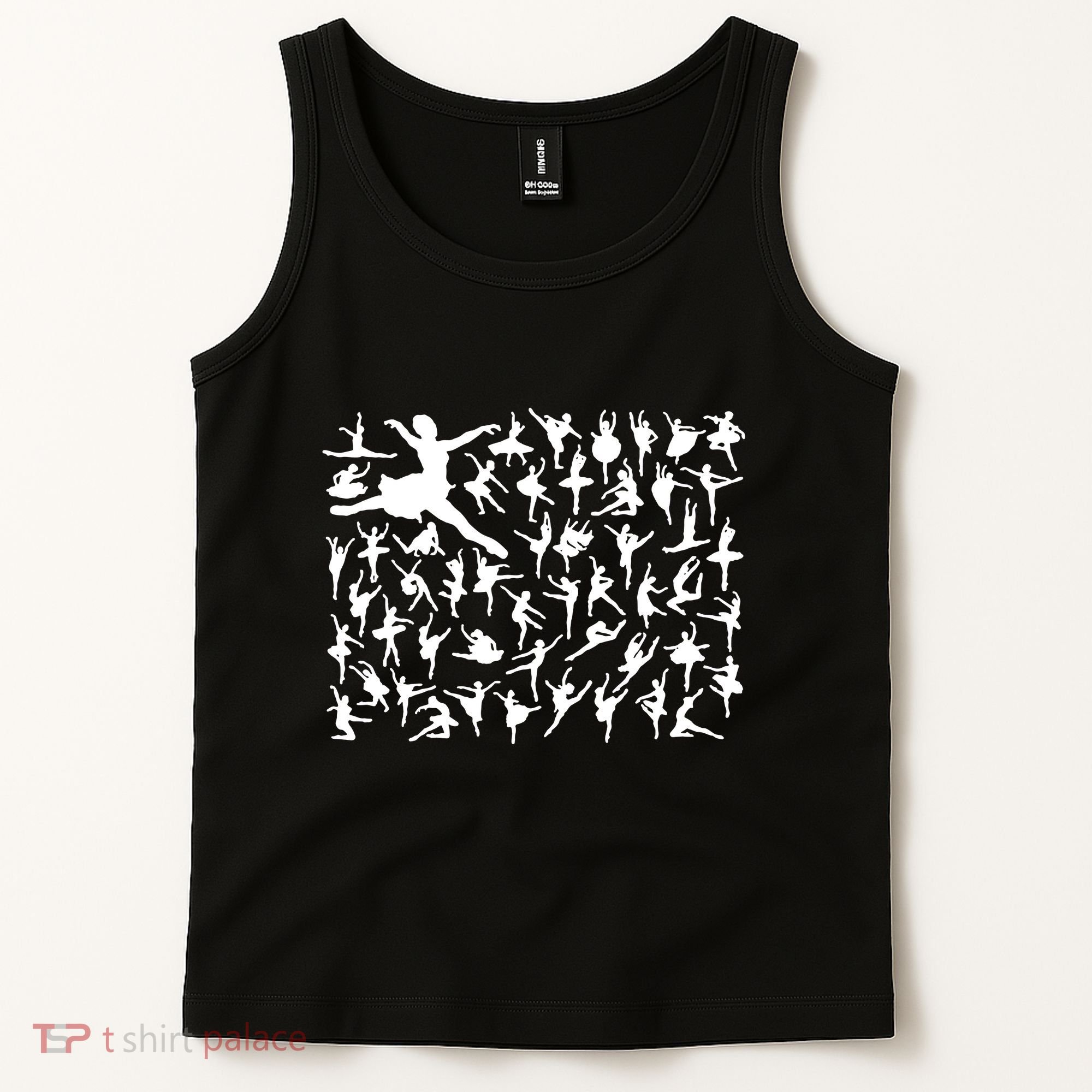 Ballerina Silhouettes Tank Top