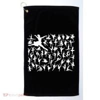 Ballerina Silhouettes Golf Towel thumb 0