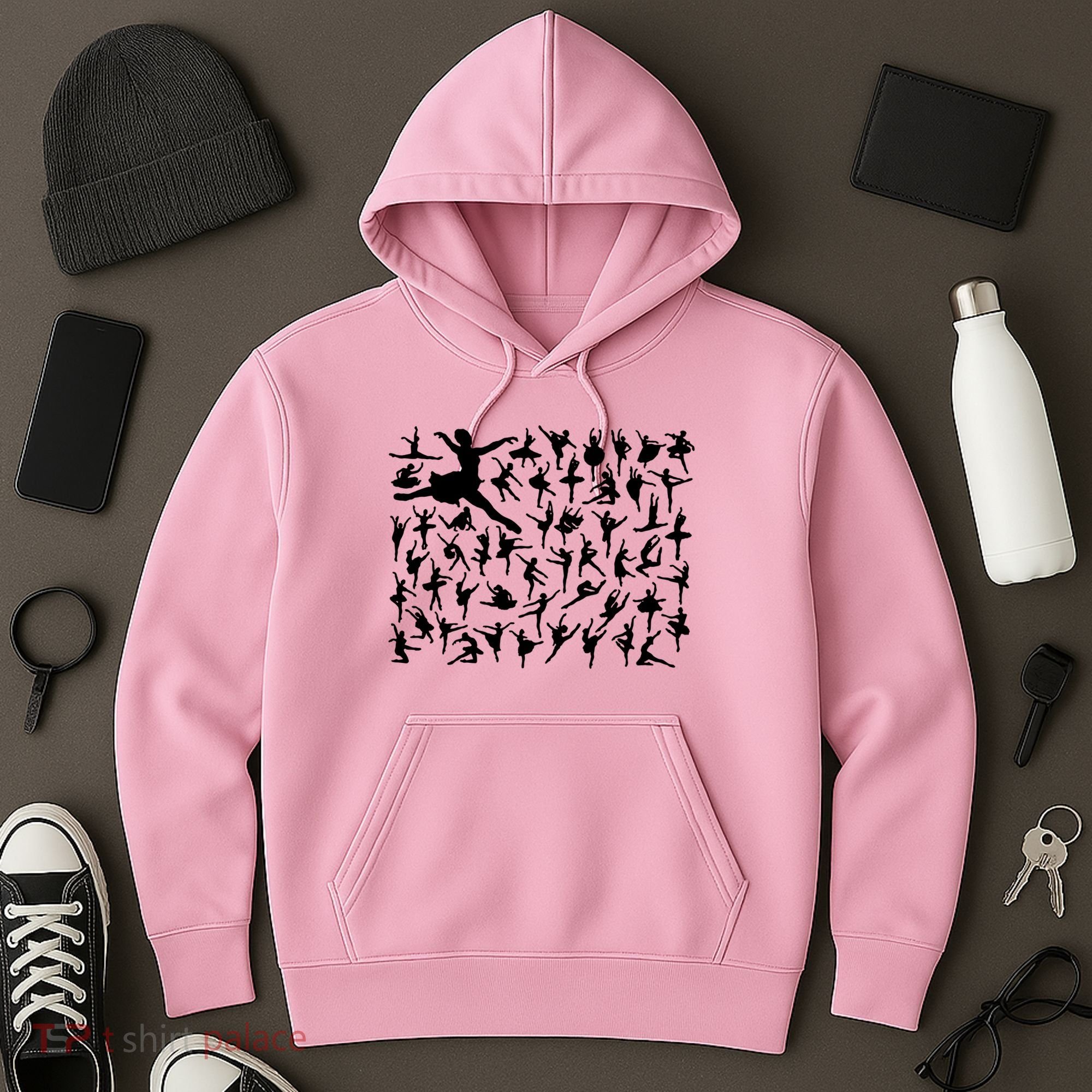 Ballerina Silhouettes Hoodie