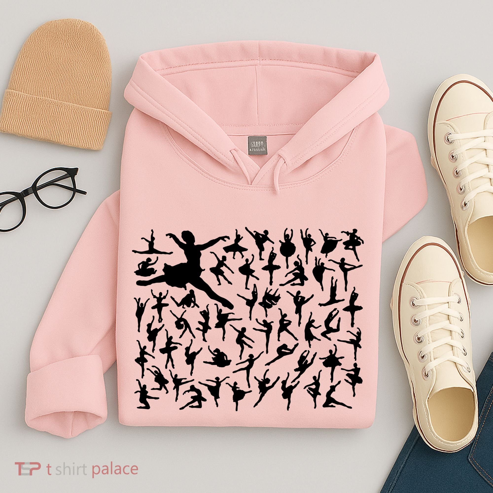 Ballerina Silhouettes Hoodie