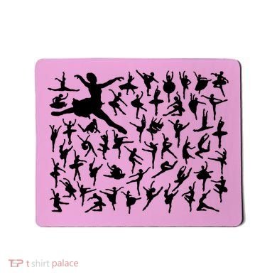 Ballerina Silhouettes Mousepad
