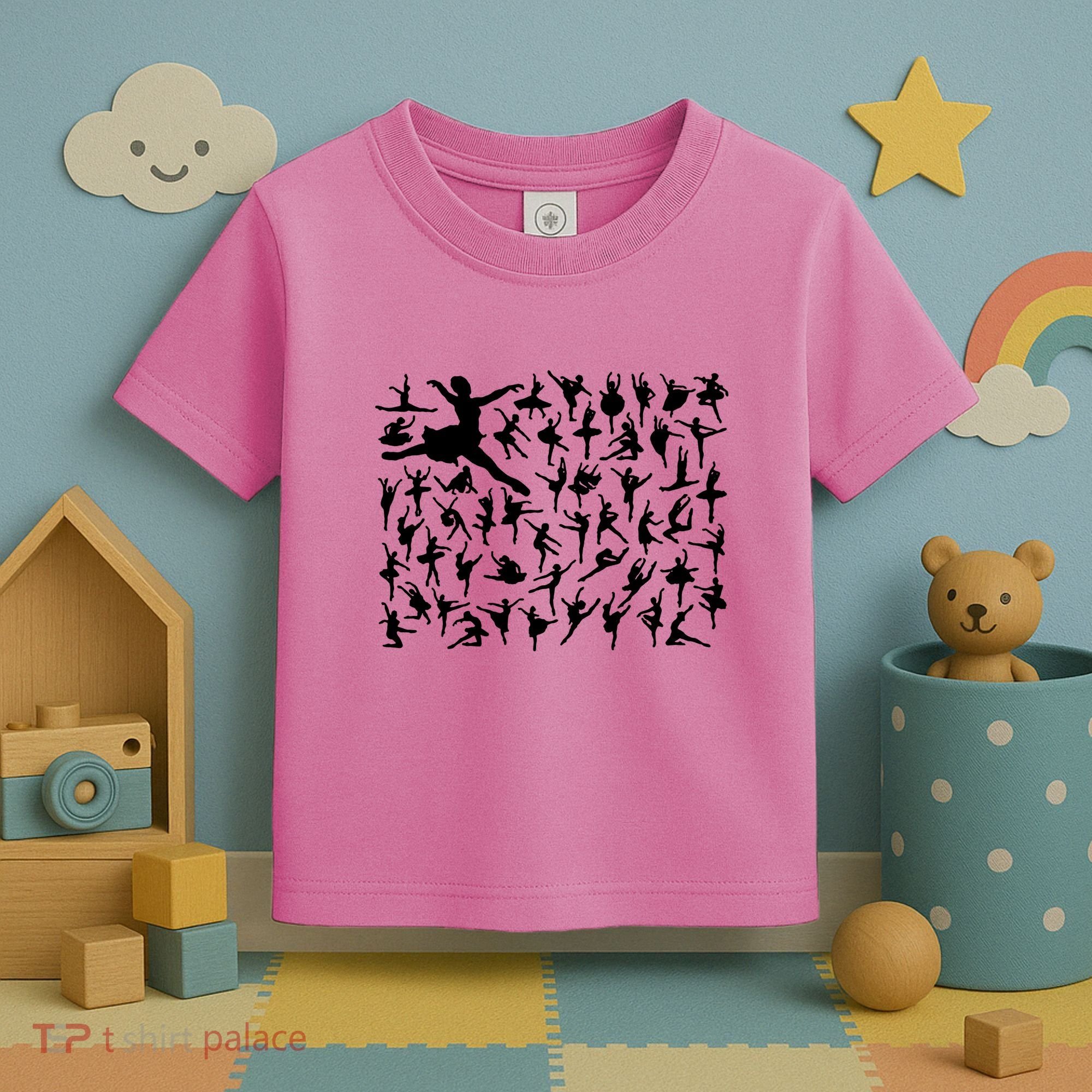 Ballerina Silhouettes Toddler T-Shirt