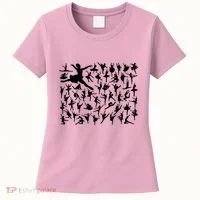 Ballerina Silhouettes Women's T-Shirt thumb 0