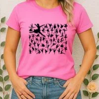 Ballerina Silhouettes Women's T-Shirt thumb 2