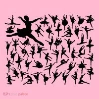 Ballerina Silhouettes Women's T-Shirt thumb 6