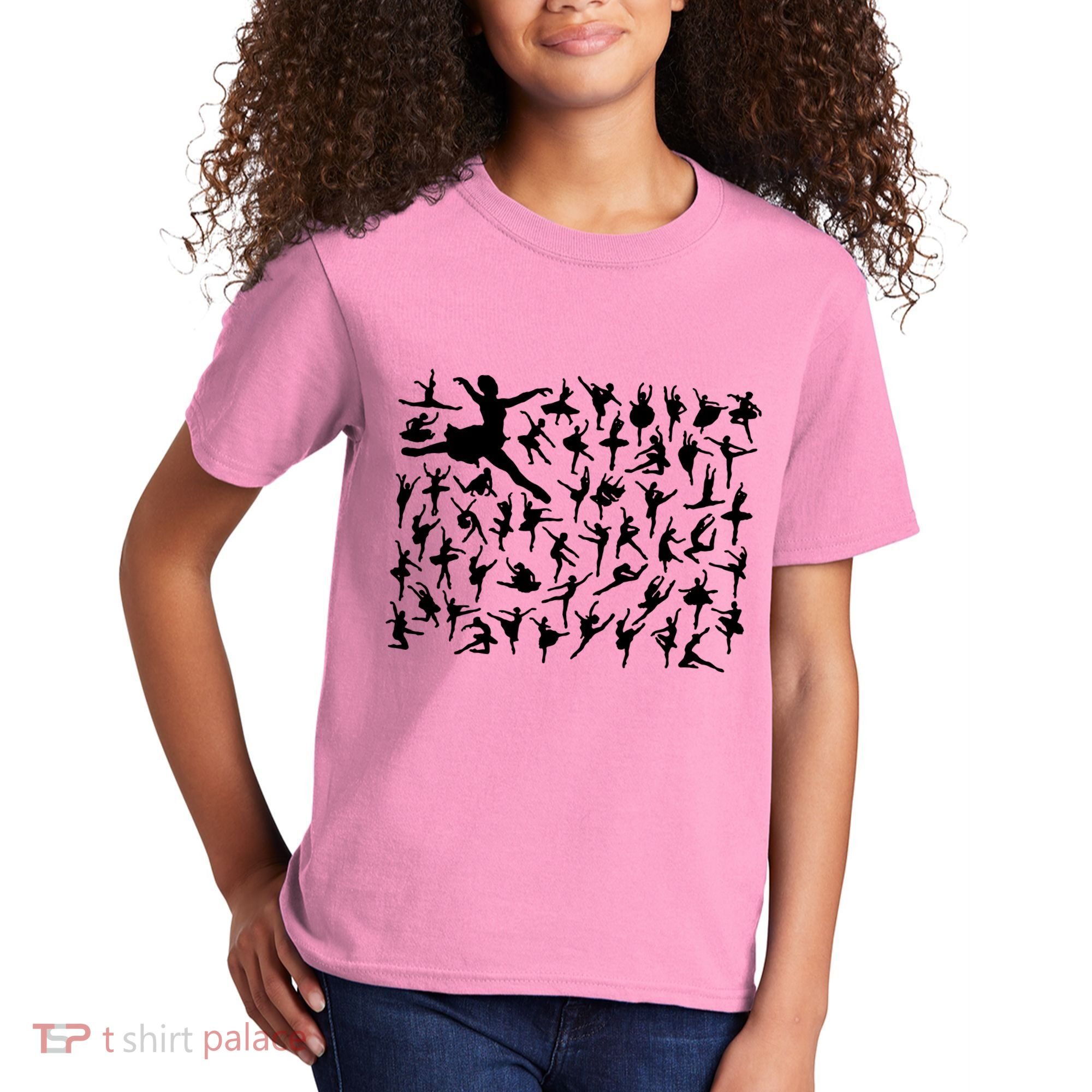 Ballerina Silhouettes Kids T-Shirt