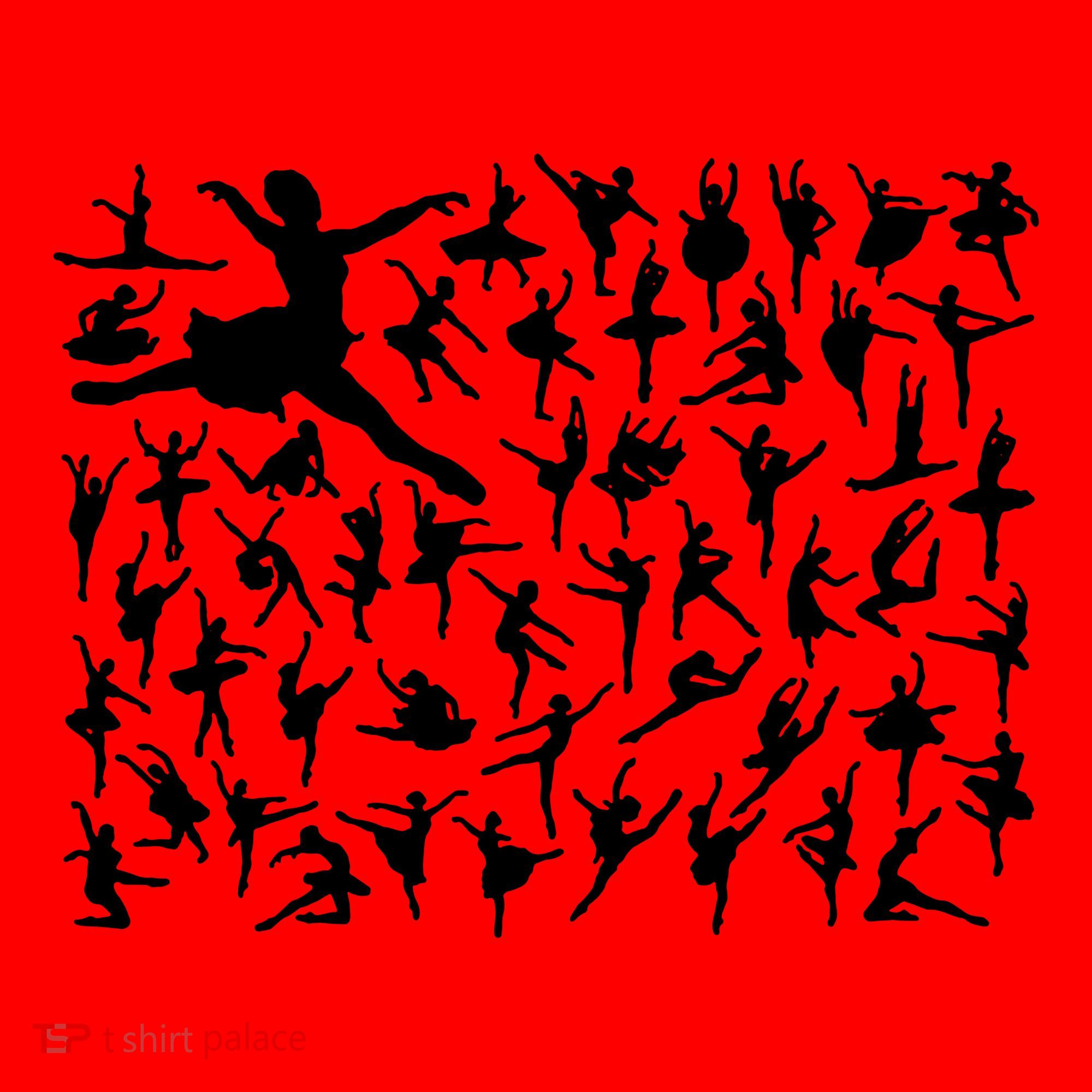 Ballerina Silhouettes Santa Hat