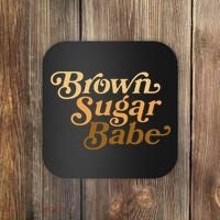 Brown Sugar Babe Melanin Coaster thumb 0