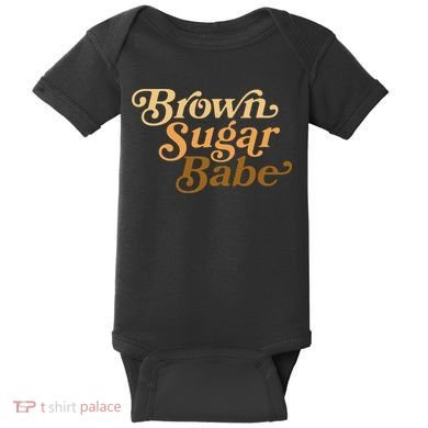 Brown Sugar Babe Melanin Baby Bodysuit