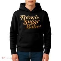 Brown Sugar Babe Melanin Kids Hoodie thumb 4