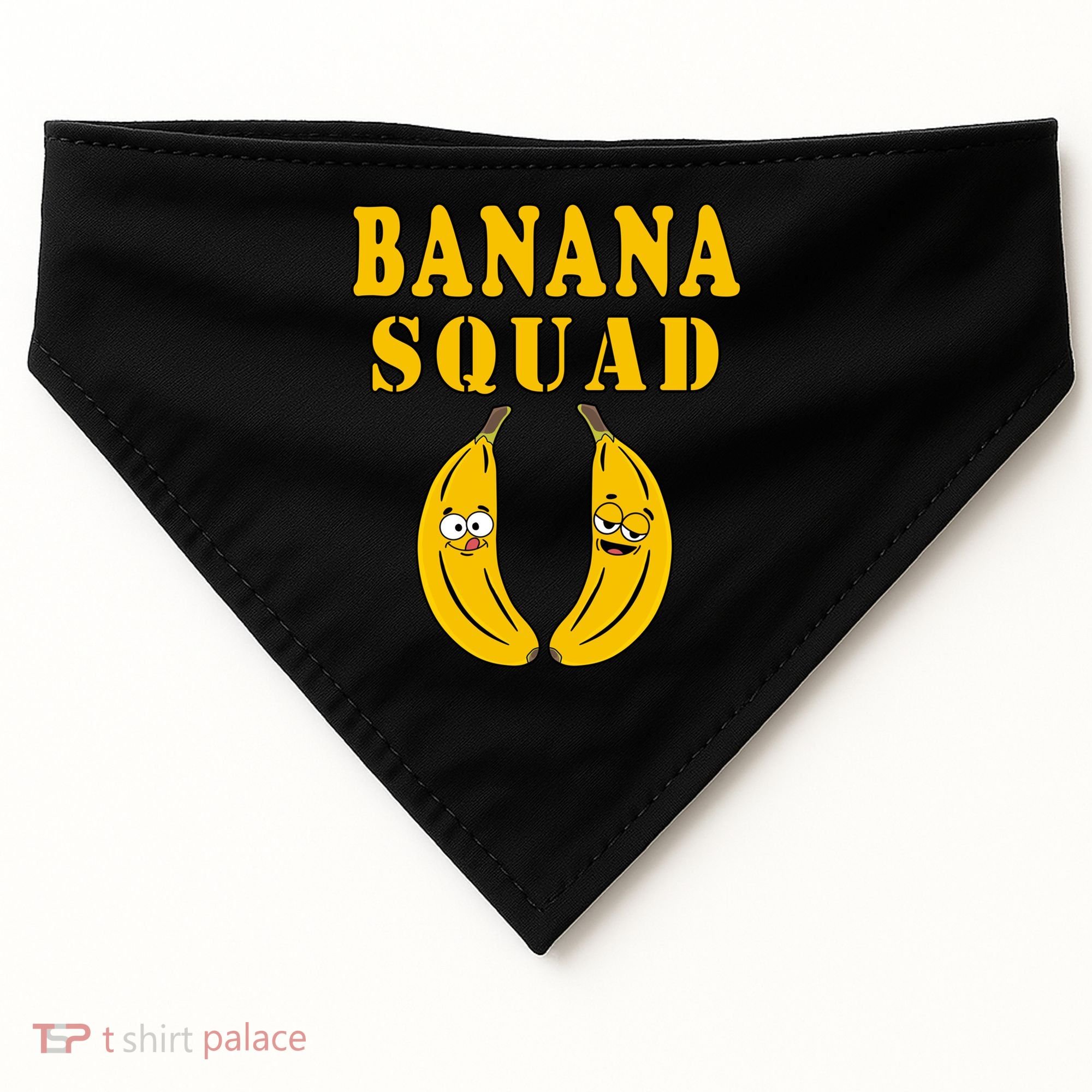 Banana Squad Bananas Cool Gift USA-Made Doggie Bandana