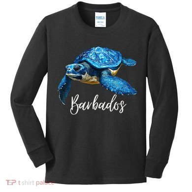 Barbados Souvenir  Barbados Kids Long Sleeve Shirt