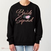 Bride Squad Bachelorette Party Bridal Shower Bridesmaid Women's Sweatshirt thumb 0