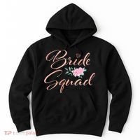 Bride Squad Bachelorette Party Bridal Shower Bridesmaid Hoodie thumb 0