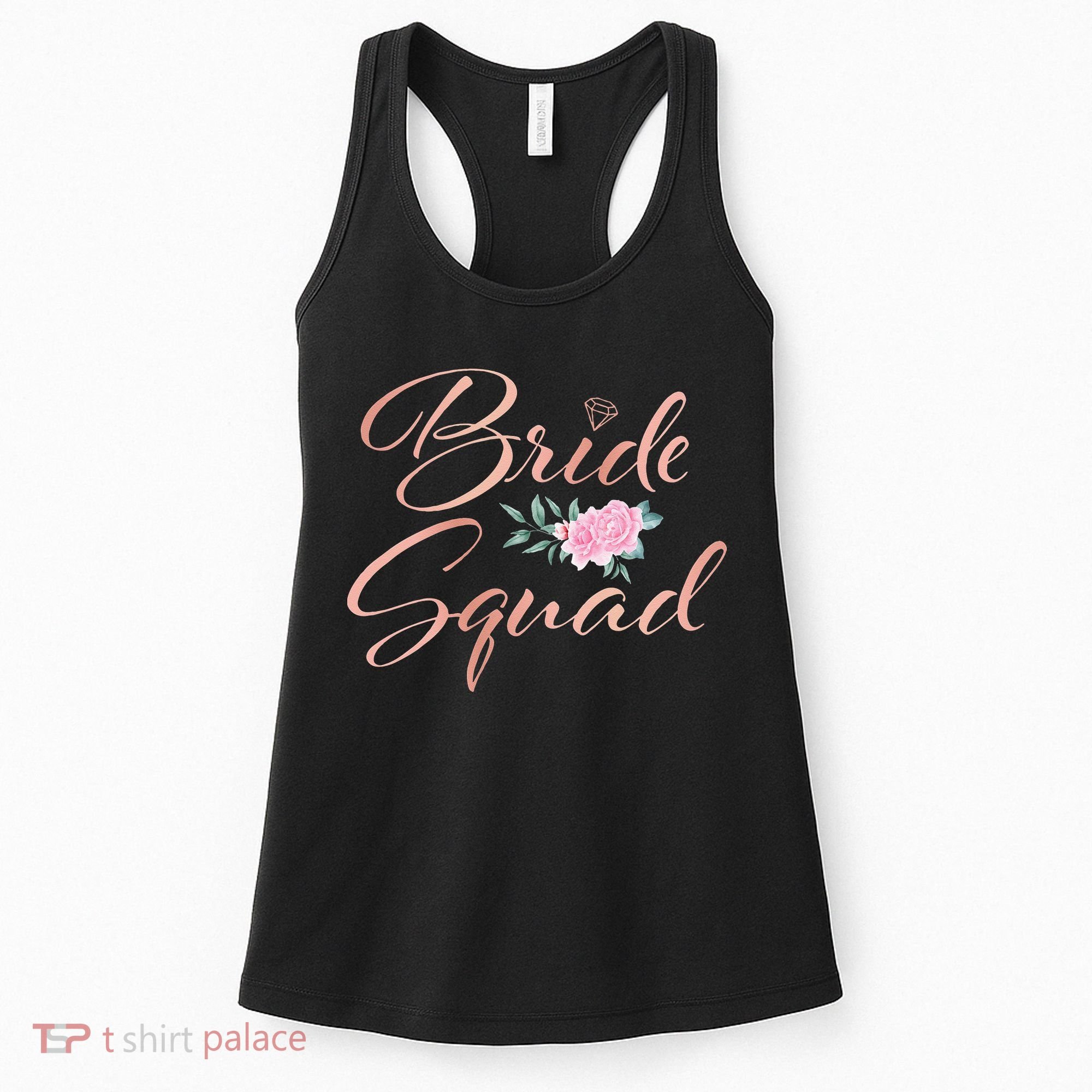 Bride Squad Bachelorette Party Bridal Shower Bridesmaid Women's Tank Top