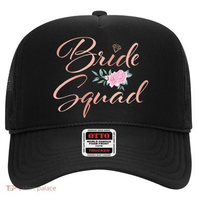 Bride Squad Bachelorette Party Bridal Shower Bridesmaid Hat