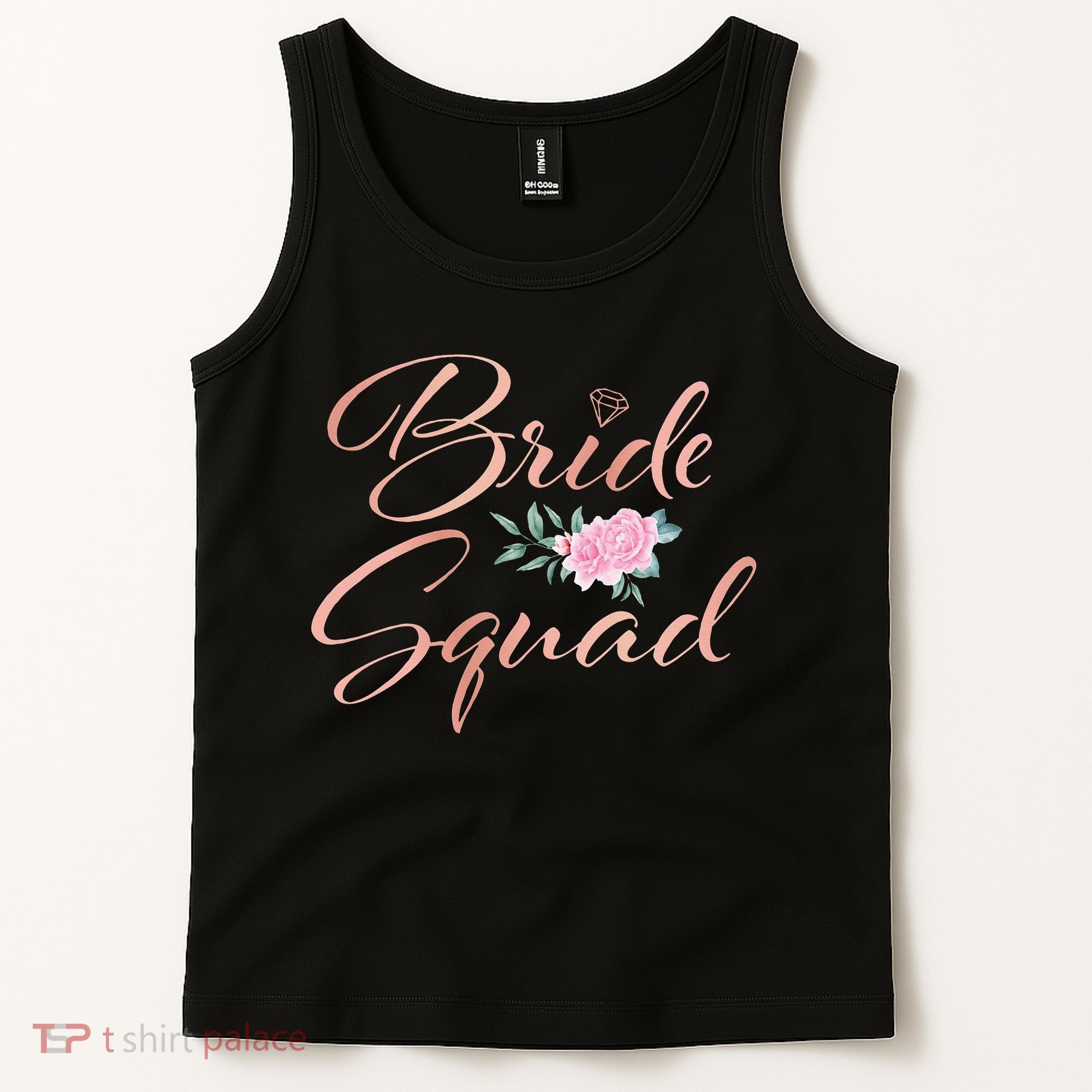 Bride Squad Bachelorette Party Bridal Shower Bridesmaid Tank Top