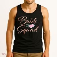Bride Squad Bachelorette Party Bridal Shower Bridesmaid Tank Top thumb 3