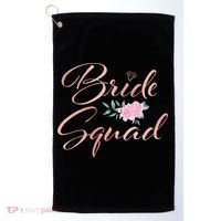 Bride Squad Bachelorette Party Bridal Shower Bridesmaid Golf Towel thumb 0