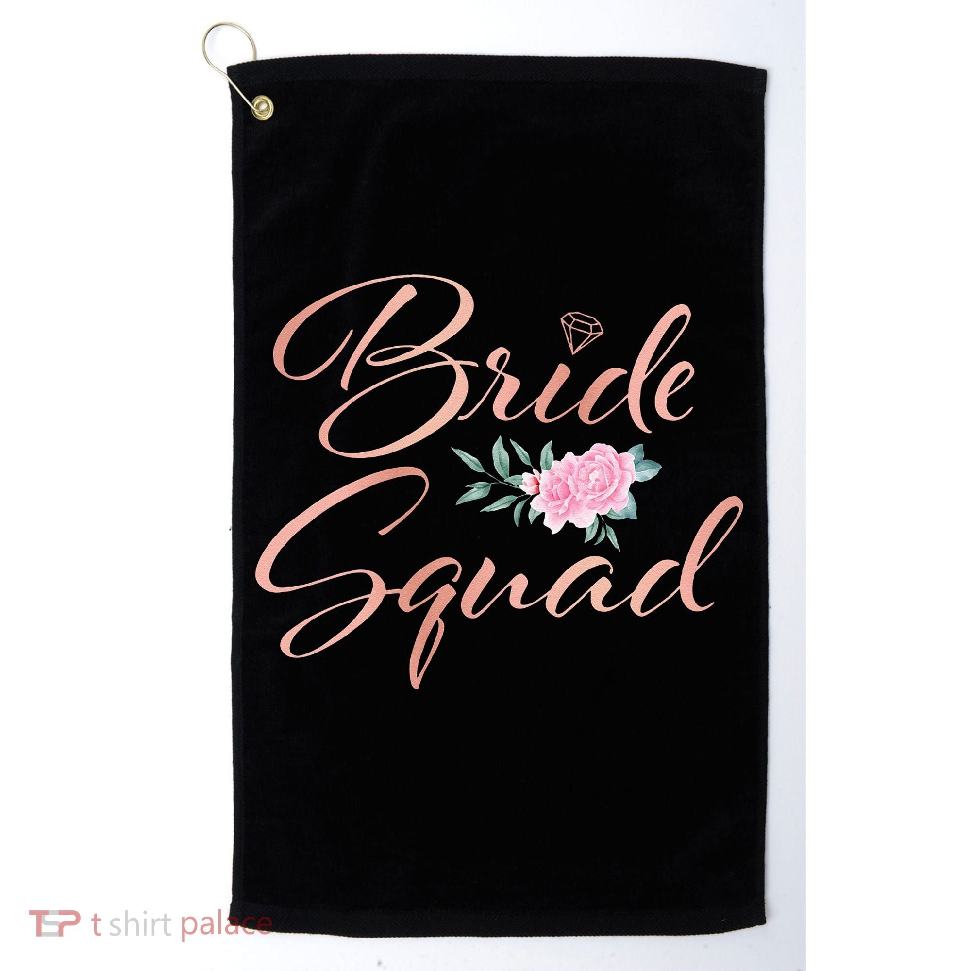 Bride Squad Bachelorette Party Bridal Shower Bridesmaid Golf Towel