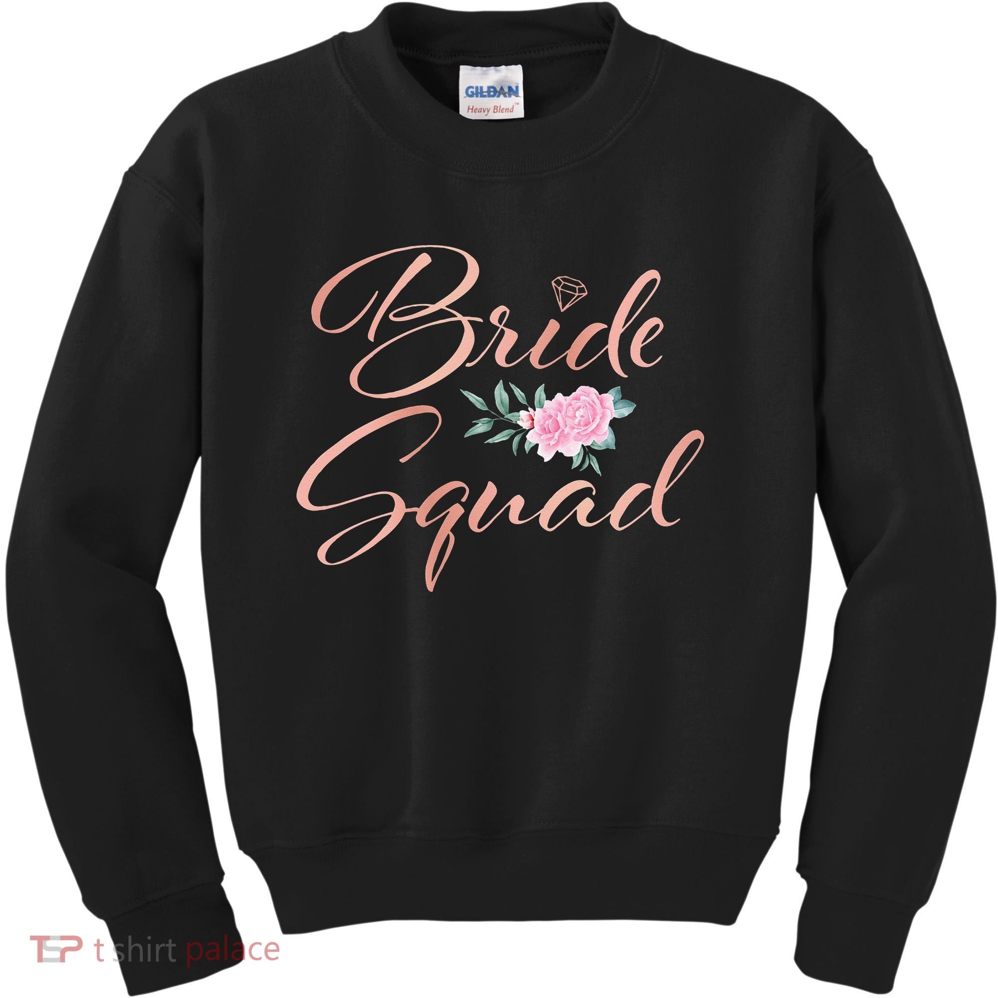Bride Squad Bachelorette Party Bridal Shower Bridesmaid Kids Sweatshirt