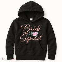 Bride Squad Bachelorette Party Bridal Shower Bridesmaid Kids Hoodie thumb 0