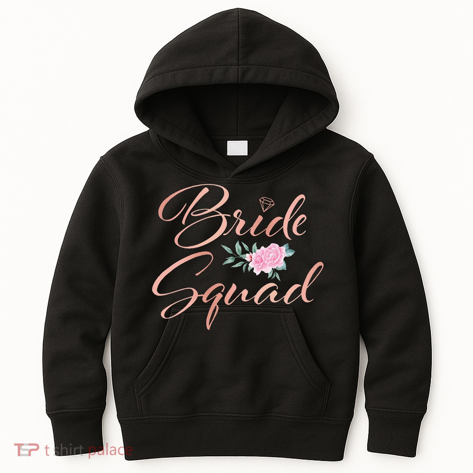Bride Squad Bachelorette Party Bridal Shower Bridesmaid Kids Hoodie