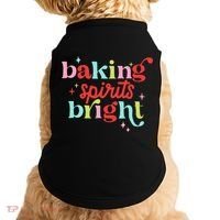 Baking Spirits Bright Christmas Cookie Funny Lovers Doggie Tank thumb 0