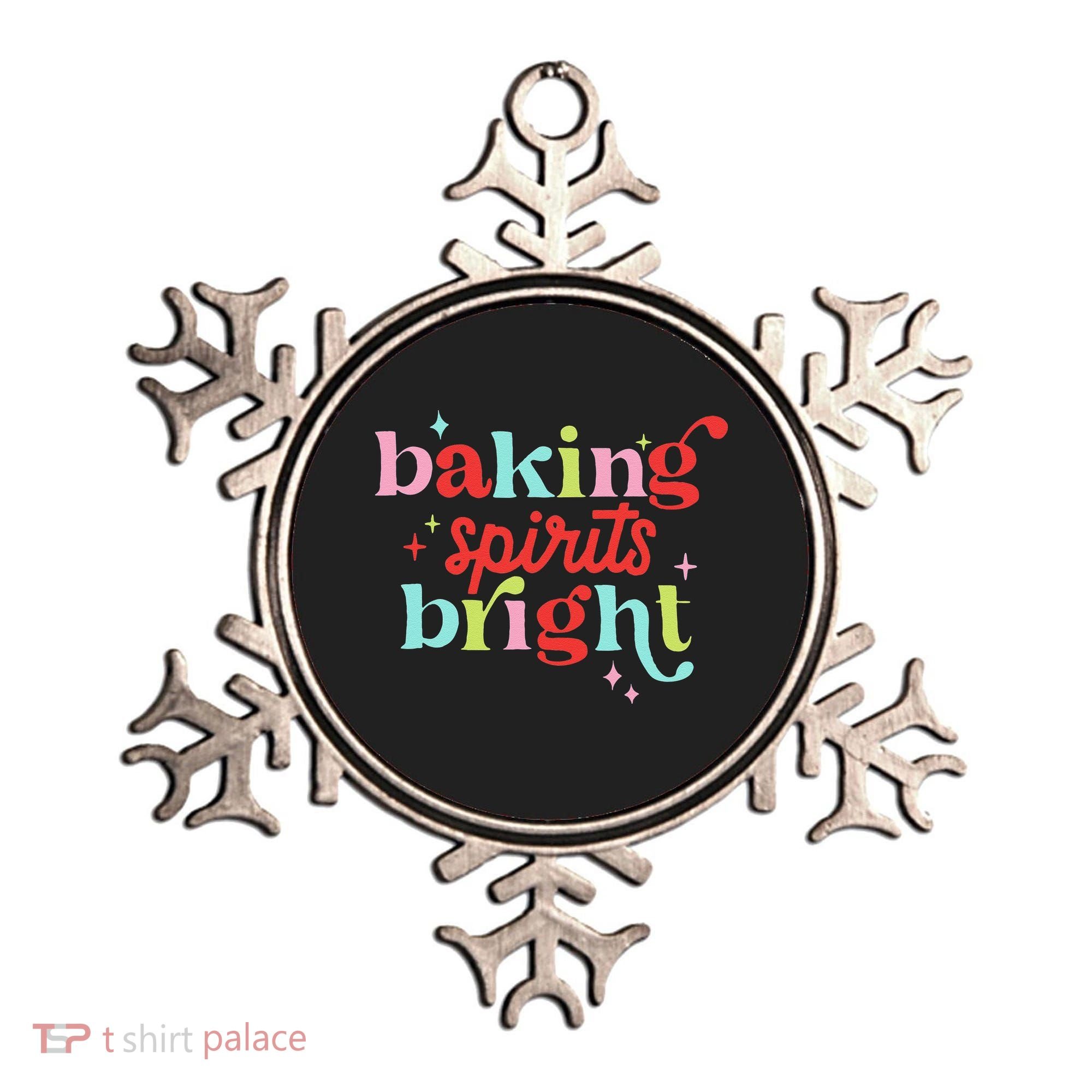 Baking Spirits Bright Christmas Cookie Funny Lovers Ornament