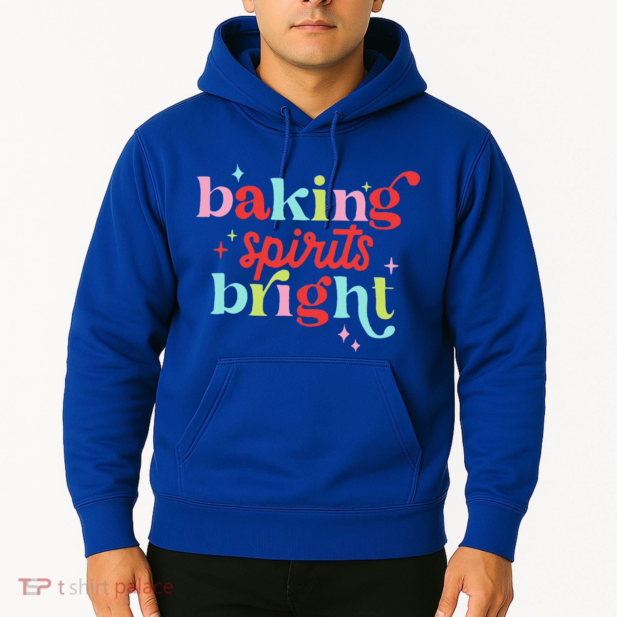 Baking Spirits Bright Christmas Cookie Funny Lovers Hoodie