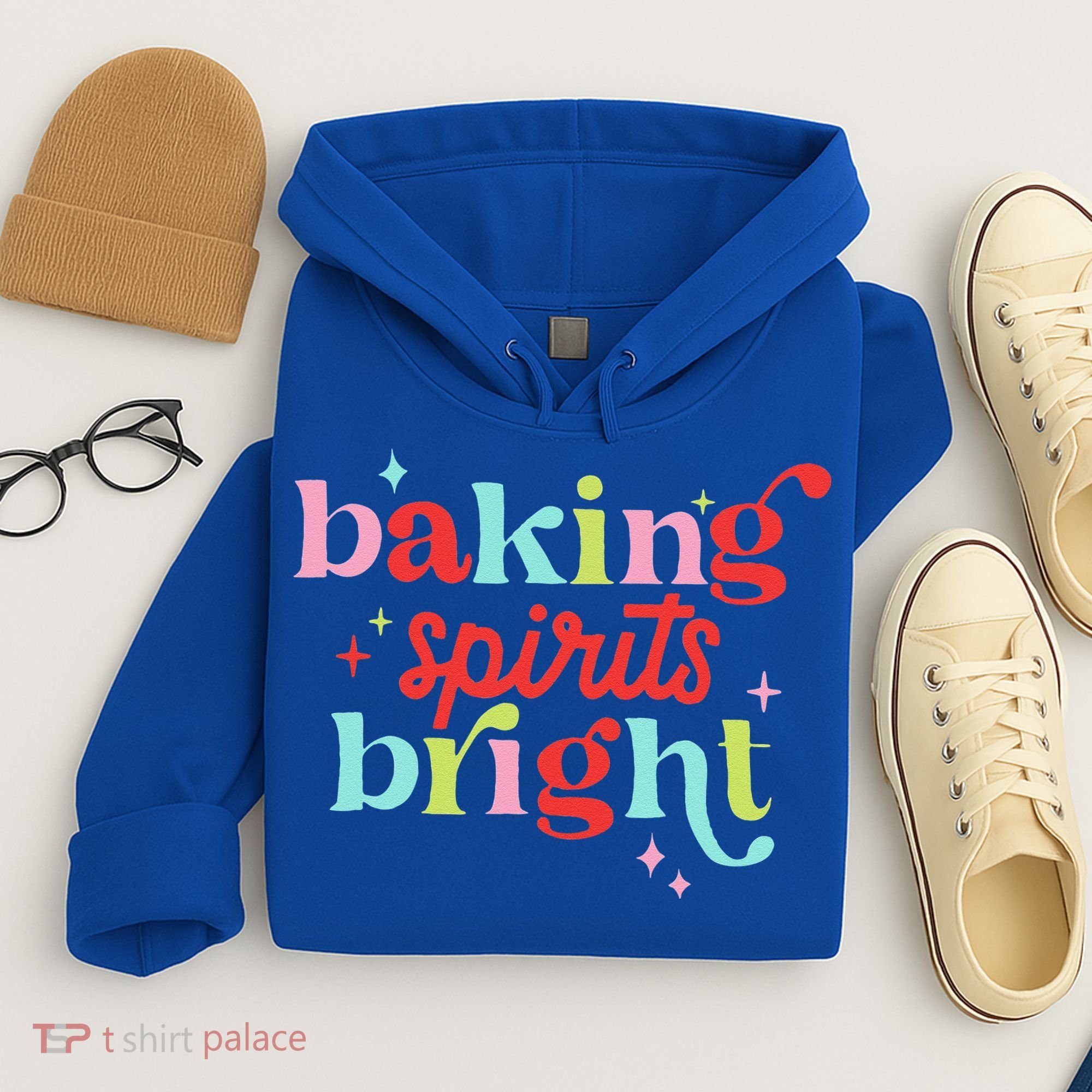 Baking Spirits Bright Christmas Cookie Funny Lovers Hoodie